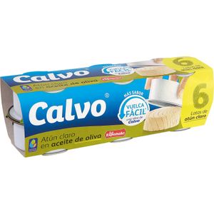 CALVO Atún Claro Aceite Oliva Pack de 6