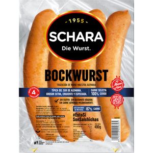 Salchicha Bockwurst 4 Unidades 400 Gr