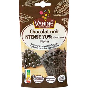 Pepitas Chocolate Negro Intenso 70%