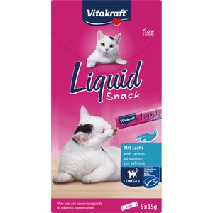 Snack Liquido Gatos Salmón Omega 3