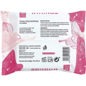 Toallitas Bodyplus 24 uds íntimas