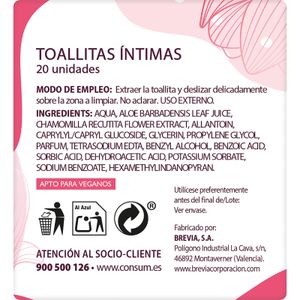 Segona imatge del producte Tovalloletes Íntimes Monodosi de la marca KYREY