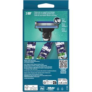 Segona imatge del producte Maquineta Mach 3 Més 3 Recanvis de la marca GILLETTE