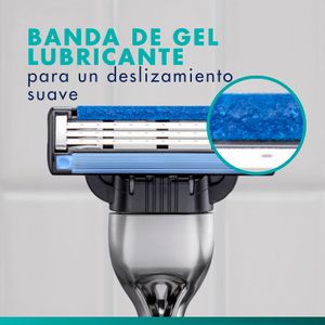 Quarta imatge del producte Maquineta Mach 3 Més 3 Recanvis de la marca GILLETTE