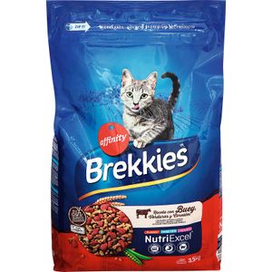 Comida Seca Gatos Buey BREKKIES