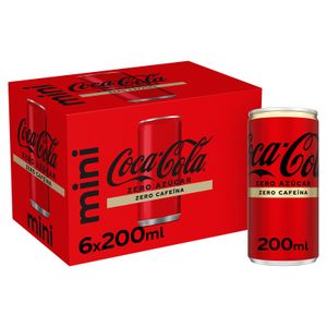 COCA-COLA Refresco Cola Zero Zero Pack  6 Latas