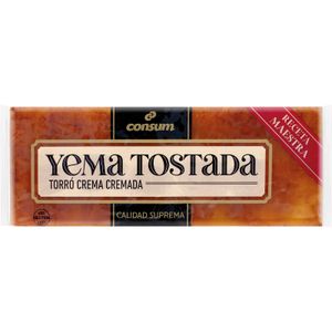 Turrón Yema Tostada Premium CONSUM