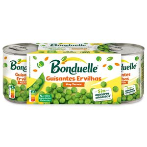 BONDUELLE Guisantes Tiernos y Finos sin Azúcares Añadidos