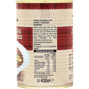 Lentejas con Chorizo Bote