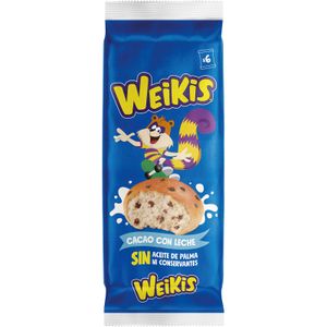 Weikis con Pepitas Choco Leche