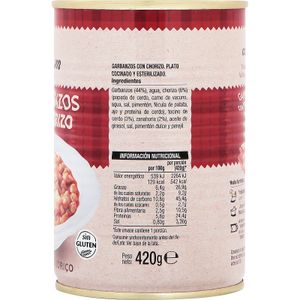 Garbanzos con Chorizo Lata