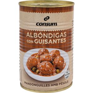 Albóndigas con Guisantes