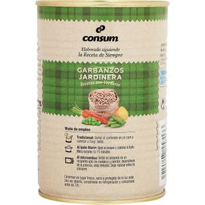 Garbanzos a la Jardinera Bote