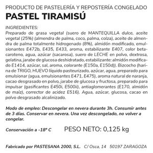Pastel Tiramisú