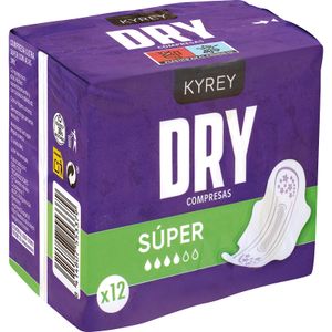 Compresas Ultra Dry Súper Con Alas