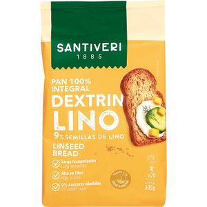 SANTIVERI Pan Tostado con Lino 100% Integral Dextrin