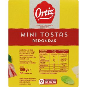 Mini Tostas Redondas