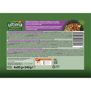 Comida Húmeda Gatos Fit&Delicius Carne