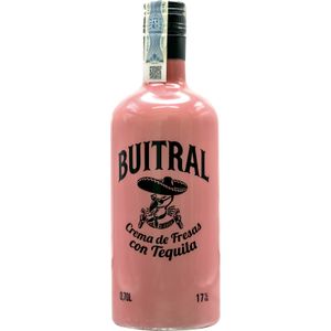 BUITRAL Crema de Fresas Tequila Botella