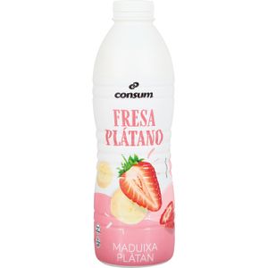 Yogur Líquido con Fresa-Plátano