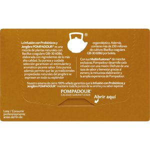 Infusión Probióticos y Jengibre