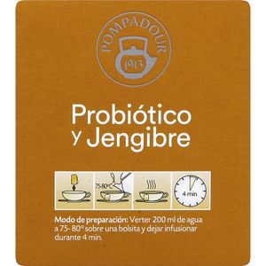 Infusión Probióticos y Jengibre