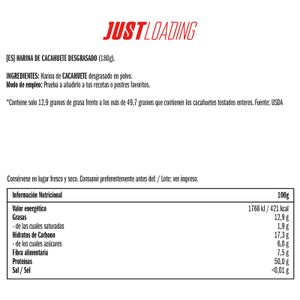 Cacahuete Desgrasado en Polvo