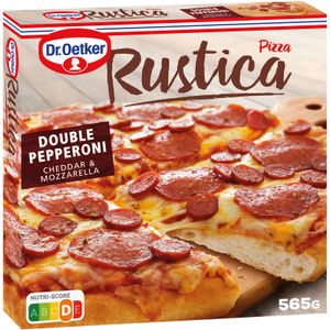 Imagen de Pizza Rustica Pepperoni Cheddar y Mozzarella