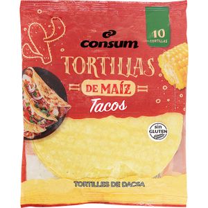 CONSUM Tortillas de Maíz 10 Unidades