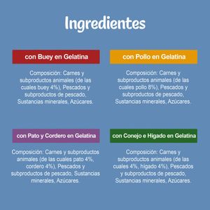 Comida Húmeda Gatos Gelantina Carne