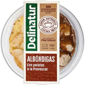Albóndigas con Patatas a lo Provenzal