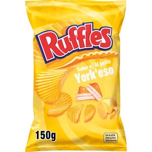 RUFFLES Patatas Fritas Onduladas Yorqueso Bolsa