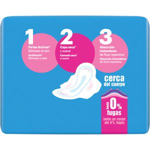 Tercera imagen del producto Compresa Cottonlike Normal con Alas de la marca EVAX