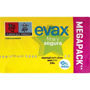 Sisena imatge del producte Compreses sense Ales Normal Fina i Segura de la marca EVAX