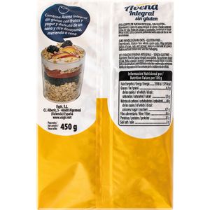 Segona imatge del producte Flocs Avena Integral Sense Gluten de la marca ESGIR