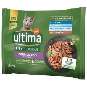Comida Gato Esterilizado Fit&Delicius Pescado