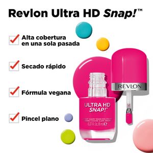 Quarta imatge del producte Laca Ungla Ultra HDSnap Rule the World de la marca REVLON