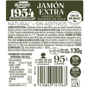 Jamón Asado Natural sin Aditivos 95% carne