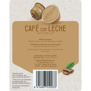 Café con Leche 16 Cápsulas