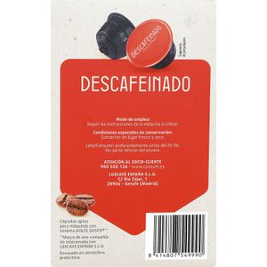 Café Descafeinado 16 Cápsulas