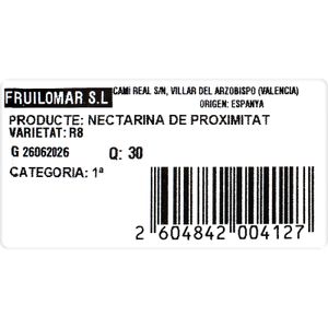 Nectarina Proximidad Tarrina