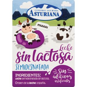 Leche Semi sin Lactosa Minibrik Pack de 3