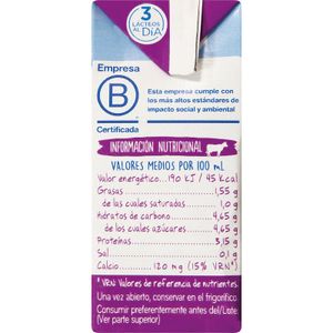 Leche Semi sin Lactosa Minibrik Pack de 3