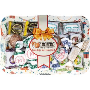 Surtido Bandeja Metal Polvorones-Mantecados