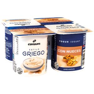 Yogur Griego con Nueces Azucarado