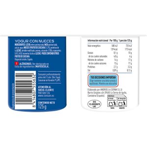 Yogur Griego con Nueces Azucarado