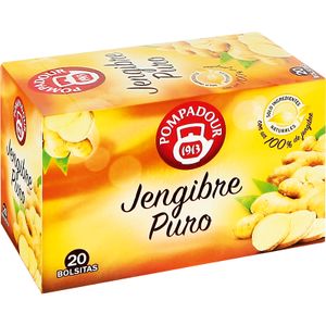 Jengibre Puro 20 Bolsitas POMPADOUR