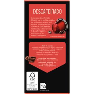 Café Descafeinado 20 cápsulas