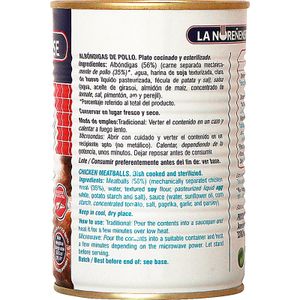 Albóndigas de Pollo Lata