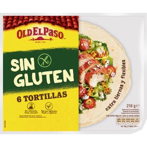 OLD EL PASO Tortillas sin Gluten 6 Unidades